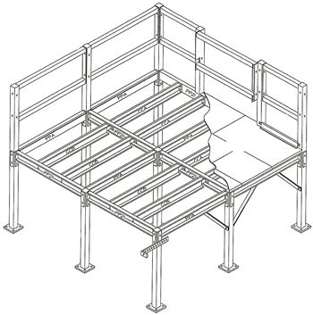 steel mezzanine Wooden Mezzanine, Mezzanine House Design Floor Plan, Steel Mezzanine, Mezzanine Floor Ideas Architecture, Mezzanine House Design, Shop Mezzanine, Loft Type Bedroom, Mezzanine Warehouse, Steel Deck Framing