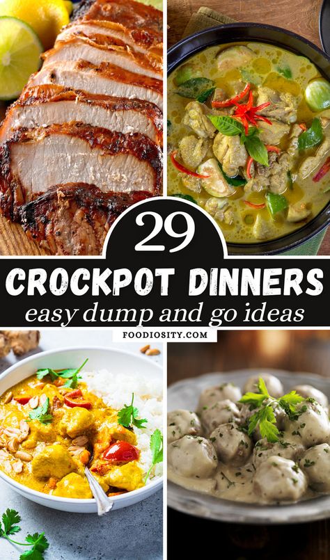 Simplify Your Meals with 29 Dump-and-Go Crockpot Dinners! These recipes offer the ultimate convenience - just combine ingredients and let the slow cooker do the work. Click for easy, hearty dinners every night! Dump And Go Crockpot Dinners, Dump And Go Crockpot, Keto Instant Pot, Crockpot Dinners, Dinner Recipe Ideas, Hearty Meal, Crockpot Cooking, Do The Work, Cooking Area