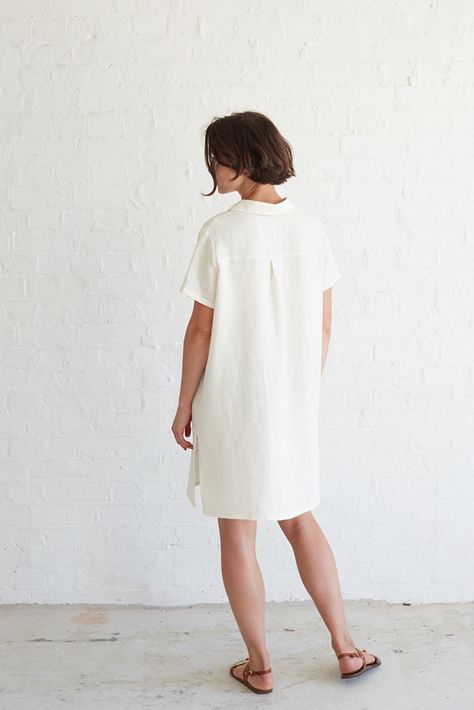 Oversized Shirt Dress Pattern, Shirt Dress Pattern Free Sewing, Linen Dress Sewing Patterns, Simple Linen Dress Pattern, Shirt Dress Pattern Free, Easy Linen Dress Pattern, Linen Dress Patterns, Linen Dress Pattern Sewing, Linen Dress Pattern Free