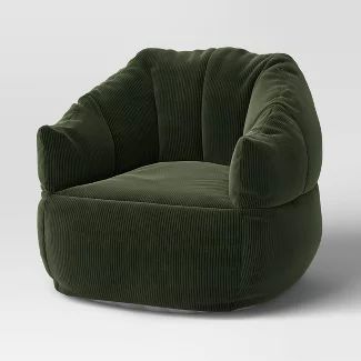 Dorm Chair, Kids Bedroom Flooring, Corduroy Bean Bag, Dorm Chairs, Small Kids Room, Black Bookcase, Reading Chair, Fern Green, Bag Chair