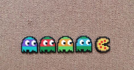 Perler Bead Ninja Turtle, Perler Bead Patterns Ninja Turtles, You High Perler Beads, Nerd Perler Bead Patterns, Ninja Turtle Perler Beads, Hama Beads Small Patterns, Ninja Turtle Perler Bead Pattern, Small Perler Bead Designs, Ninja Turtles Perler Beads