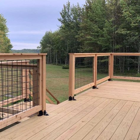 Wild Hog Railing, Rustic Deck, Wood Deck Railing, Outdoor Stair Railing, Deck Balusters, Deck Railing Design, Wild Hog, Deck Designs Backyard, Deck Railing