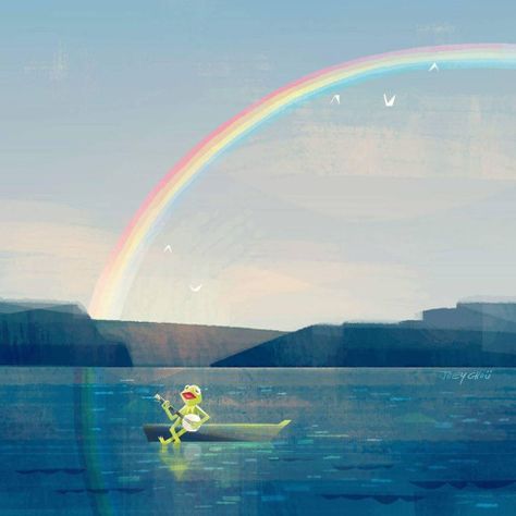 Wind Surfing Photography, Joey Chou, Frog Illustration, Rainbow Connection, Happy Friday Everyone, Creative Workshop, New Wall, Children Illustration, Nature Pictures