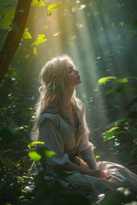 Forest Elves Aesthetic, Kathryn Aesthetic, Elven Aesthetic, Fantasy Shoot, Forest Elves, Whimsical Photoshoot, Fae Aesthetic, Forest Elf, Fairytale Photography