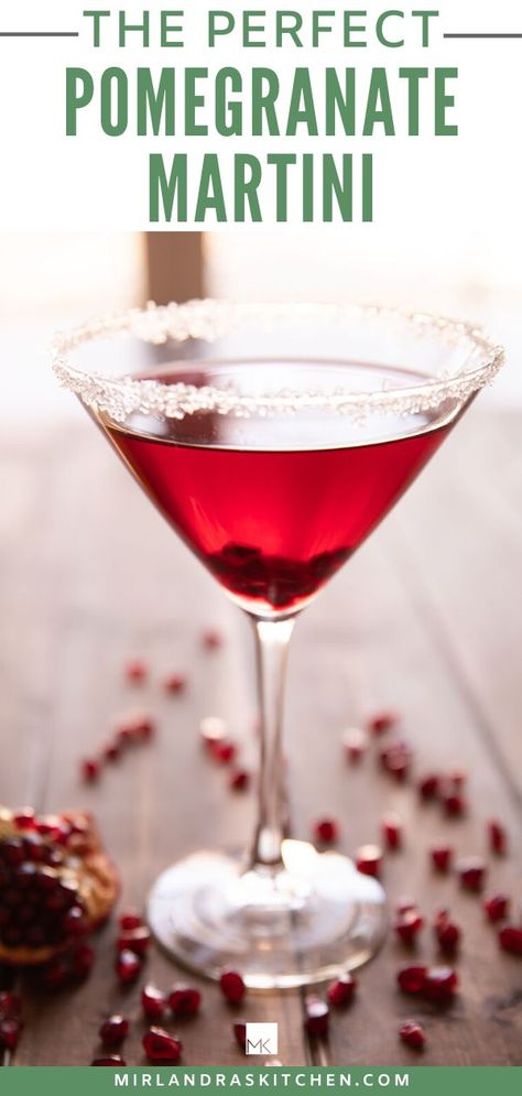 Pomtini Recipe, Pomegranate Martini Recipe, Pitcher Ideas, Cranberry Juice And Vodka, Martini Recipes Vodka, Pomegranate Martini, Kid Friendly Drinks, Citrus Vodka, Lemon Vodka