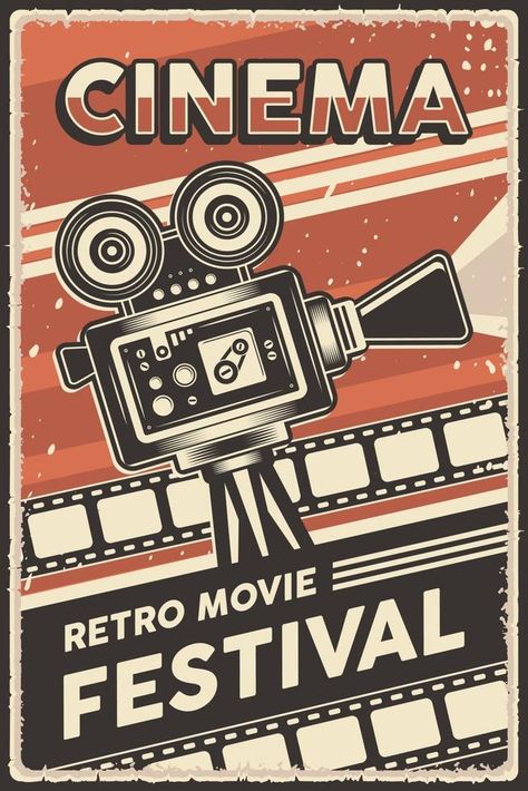 80s Vintage Poster, Retro Background Images, Movie Festival Poster, Book Redesign, Retro Film Posters, Bakery Theme, Movie Festival, Festival Cinema, Film Festival Poster