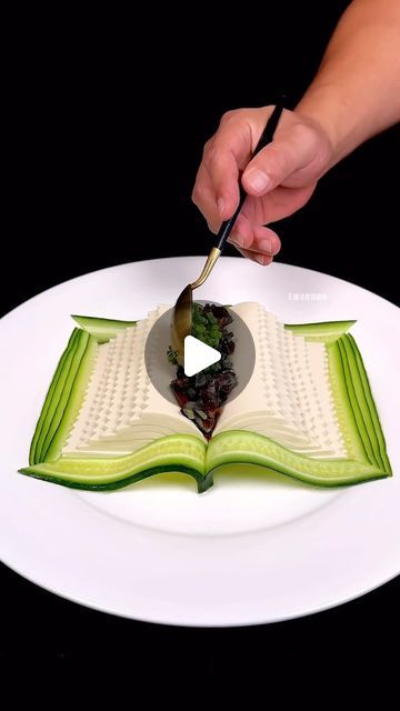 WELCOME TO THE UNIVERSE OF ART | In the world of culinary artistry, there exists a unique artist who elevates food arrangement to an extraordinary level. This artist... | Instagram Japanese Salad Recipes, Food Arrangement, Food Presentation Plates, Food Garnish, Vegetable Decoration, Fruit Creations, Culinary Cooking, Unique Vegetables, Food Sculpture