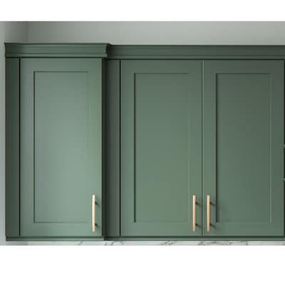 allen + roth Galway 36-in W x 30.125-in H x 12-in D Sage Wall Fully Assembled Cabinet (Flat Panel Shaker Door Style) in the Kitchen Cabinets department at Lowes.com Sage Door, Green Shaker Cabinets, Flat Panel Doors, Semi Custom Cabinets, Shaker Door Styles, Green Kitchen Cabinets, Sage Green Walls, Shaker Doors, Shaker Style Doors