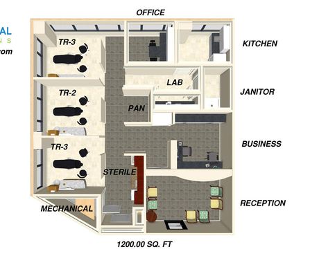 Small Dental Clinic Interior Design Plan, Small Dental Office Floor Plan, Small Clinic Design Plan, Dental Clinic Plan Layout, Small Dental Clinic Design Floor Plans, Bloxburg Clinic, Dental Clinic Floor Plan, Dental Clinic Plan, Dental Office Floor Plan