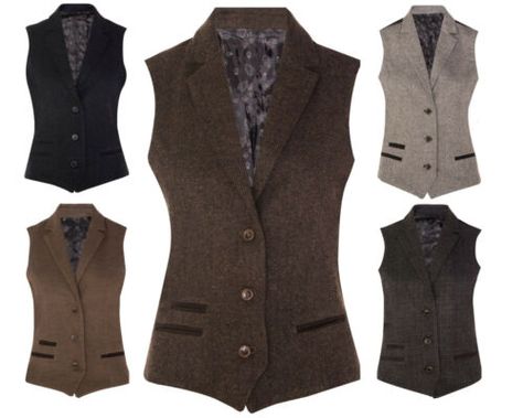 Find ideas๏ฟฝand inspiration for Womens Tweed Herringbone Waistcoat Wool Blend 1920s Formal Vintage Tailored Vest, Coats and Jackets for women Ceo Energy, Ladies Waistcoat, Waistcoat Pattern, Tailored Vest, Womens Waistcoat, Wool Waistcoat, Tweed Waistcoat, Tweed Vest, Womens Tweed