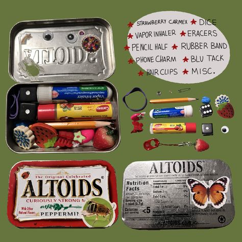 Things To Make With Altoid Tins, Altoid Wallet Stickers, Empty Altoid Tins Ideas, Altoid Tin Ideas Outside, Altoid Tin Wallets, What To Put In Altoid Wallets, Altoids Wallet Background, Altoid Tin Gift Ideas, Diy Altoid Wallet