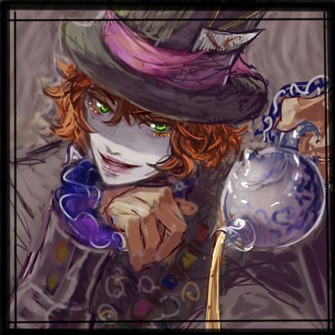 Tarrant Hightopp AKA The Mad Hatter. Mad Hatter Anime, Mad Hatter Drawing, Mad Hatter Character, Tarrant Hightopp, Alice In Wonderland Fanart, Alice In Wonderland 2010, Alice In Wonderland Artwork, Alice In Wonderland Drawings, Alice In Wonderland Illustrations