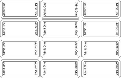 Printable Blank Raffle Ticket Template Ticket Template Free Printables, Blank Ticket Template, Raffle Ticket Template Free, Movie Ticket Template, Ticket Template Free, Raffle Tickets Printable, Event Ticket Template, Train Template, Raffle Tickets Template