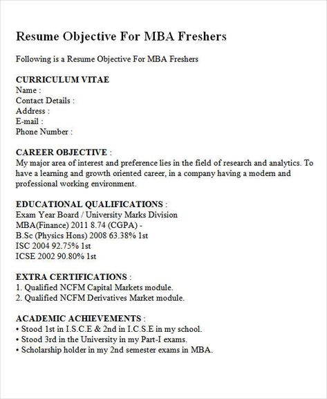 career objective for mba finance fresher Objective Resume Ideas, Simple Job Application Letter, Mba Resume, Finance Resume, Career Objectives For Resume, Fresher Resume, Career Objective, Applying For A Job, Resume Ideas