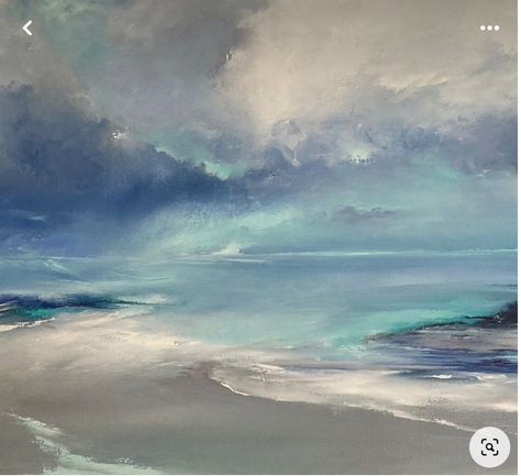 Abstract Sea Scapes Paintings, Abstract Beach Painting, Devon Artist, Ocean Watercolor, Seascapes Art, Seascape Artwork, Watercolor Water, Ebb And Flow, Art Landscapes