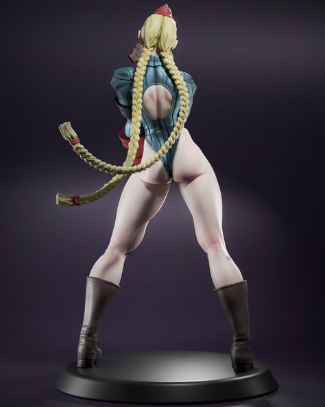 Female Action Poses, Cammy Street Fighter, Character Statue, Fantasy Figurine, Action Pose Reference, Street Fighter Art, Marvel Quotes, People Poses, Anatomy Poses