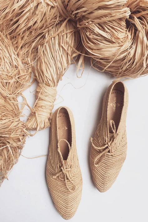 Shoes – Gather&See Raffia Fashion, Shoes Neutral, Dried Palm Leaves, Handmade Footwear, Ethical Shoes, Raffia Shoes, Hipster Shoes, Raffia Palm, Woven Shoes