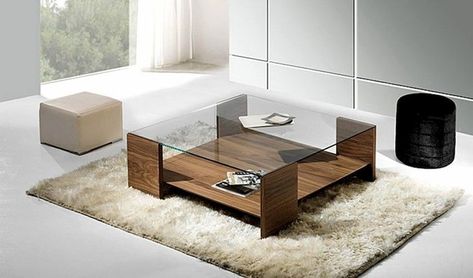 Center Table Designs: Pick the Best One For Your Living Room | My Beautiful Adventures All Glass Coffee Table, Modern Centre Table Designs, Glass Table Living Room, Unique Coffee Table Design, Centre Table Design, Centre Table Living Room, Meja Sofa, Modern Glass Coffee Table, Center Table Living Room