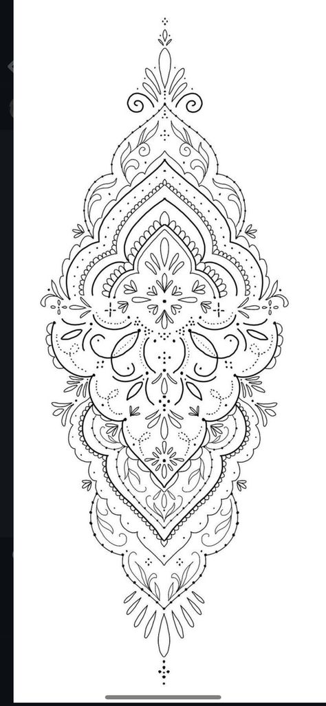 Paisley Mandala Tattoo, Hand Tattoos On Women, Nordic Tattoo Stencil, Ornamental Thigh Tattoos Women, Female Mandala Tattoo, Arm Tattoos For Women Stencil, Ornamental Flower Tattoo Design, Mandala Tattoo Design Women Leg, Ornamental Tattoo Design Mandalas