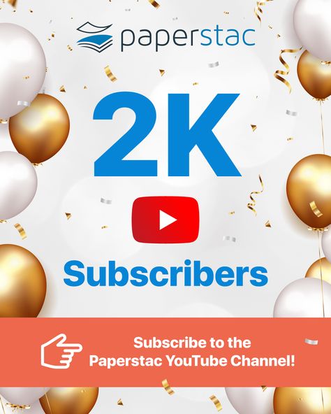 🎉🎉🎉 We did it! Our Paperstac YouTube channel, has reached over 2K subscribers! Thank you so much to everyone who has supported us and recommended our channel. We couldn't have done it without you! For more videos on mortgage note and real estate investing be sure to check out our channel! And while you're there remember to hit that 👉SUBSCRIBE button if you like our content! 👇👇 https://pstac.co/subscribe_on_youtube 2k Subscribers Thank You, Subscribe Video, 2k Subscribers, Investing Tips, Subscribe Button, Background Images Wallpapers, We Did It, Without You, Real Estate Investing