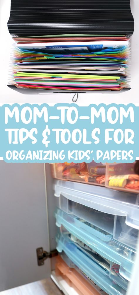 Kids Paperwork Storage, Organizing Kids School Papers, Kids School Paper Organization, Organization Documents, Organize School Papers, Paperwork Storage, Kids School Papers, School Paper Organization, Accordion Folder