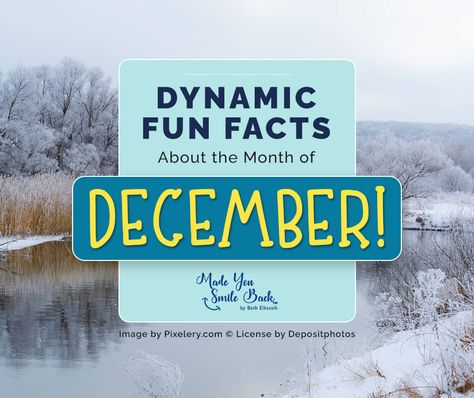 Dynamic fun facts about the month of December and more! December is a month of celebrations, fun and joy!  December has arrived and with it comes a joyous month to celebrate all things holiday. That said, did you know that there are fun facts about the month of December that you might not have known? In ... Read More about Dynamic Fun Facts About the Month of December The post Dynamic Fun Facts About the Month of December appeared first on Made You Smile Back. Christmas Facts Interesting, October People Facts, Christmas Fun Facts, December Memes Funny, Holiday Facts, Cold Moon, December Quotes, Ann Coulter, Month Of December