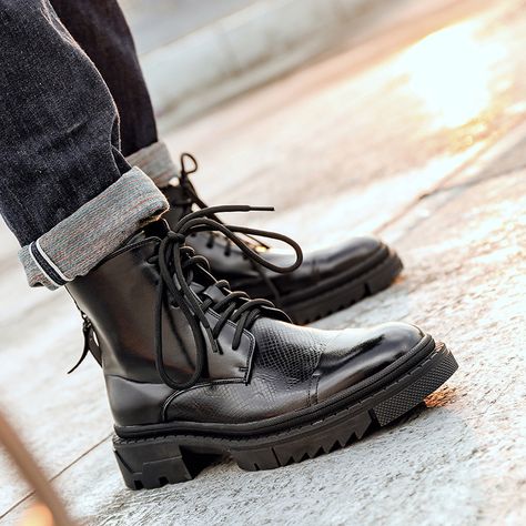 Step into style with our Vintage Leather Ankle Boots for Men! Crafted from genuine cow leather, these boots are designed for ultimate comfort and durability, perfect for any occasion—whether you're hitting the streets or exploring the outdoors. With a rugged yet sophisticated look, these boots feature a lace-up closure and stylish zipper detailing. https://selectsaleemporium.shop/vintage-leather-ankle-boots-for-men/ #VintageFashion #LeatherBoots #MensStyle #OutdoorFashion #CasualWear #Footw... Ankle Boots For Men, Timeless Boots, Boot Stand, Ankle Boots Men, Boots For Men, Mens Shoes Boots, Men's Backpack, Mens Slippers, Formal Shoes