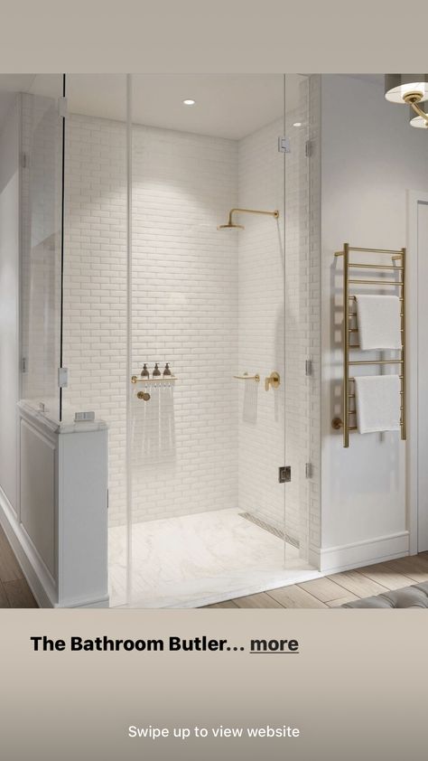 Steam Showers Bathroom Master Bath, Heated Towel Racks, Heated Towel Racks Bathroom, Home Gel Nails, Shower Tiles, Heated Towel Rack, New House Bathroom, Bathroom Design Trends, Ideal Bathrooms