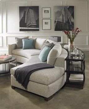 Curved Sectional Living Room Layout, Curved Sectional Living Room, Small Curved Sectional Sofa, Small Curved Sofa, Curved Sofa Living Room, Sectional Living Room Layout, Sofa Living Room Ideas, Round Couch, Curved Couch