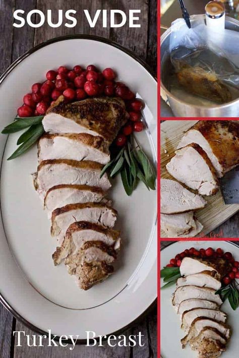 Sous Vide Turkey Breast Recipe - Savoring The Good® Sous Vide Turkey Breast, Sousvide Recipe, Sous Vide Turkey, Boneless Turkey Breast, Recipe Menu, Cook A Turkey, Cooking Turkey Breast, Best Thanksgiving Recipes, Weeknight Recipes