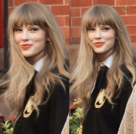 Taylor Swift Hair Bangs, Hair Cuts Oval Face, Taylor Swift Hair Color, Taylor Swift Haircut, Taylor Swift 1989 Tv, Taylor Swift Bangs, Taylor Swift Aesthetic, 1989 Tv, Estilo Taylor Swift