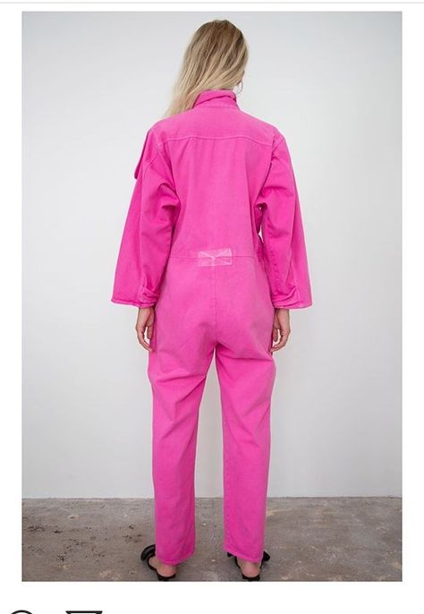 Pink Boiler Suit, Boiler Suit, Rain Jacket, Jumpsuit, Pink