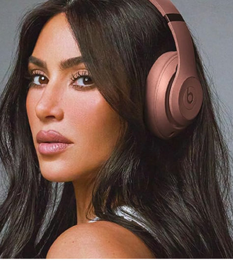 Beats headphones x Kim Kardashian the newest heat from Kim K and Beats heaphone. Beats Studio Pro come in 3 colors Moon, Earth, an Dune color. Also features also feature Apple Care + Bluetooth noise cancelling. Plus 40 hours or life and cordless. Click the link to own your pair -affiliate page Filter Background, Kardashian Collection, Open Back Headphones, Wireless Noise Cancelling Headphones, Kim K Style, Beats Studio, Beats By Dre, Background Noise, Mac Laptop