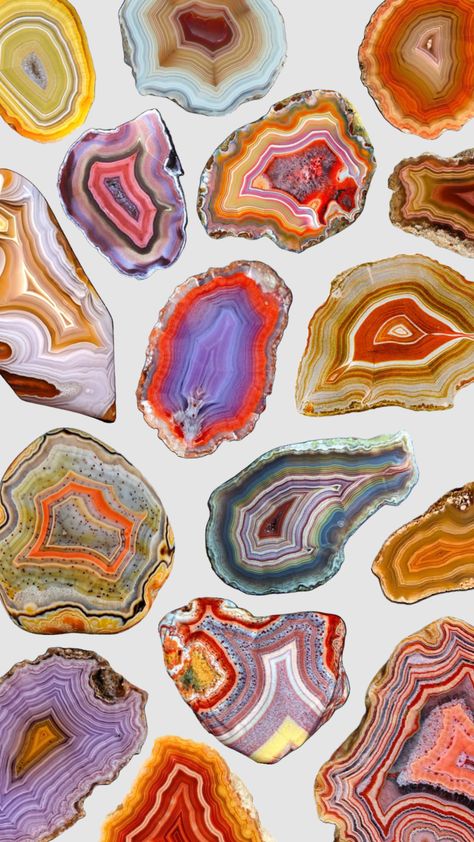 #rocks #crystals #agate #aesthetic #wallpaper #background #pretty #orange #nature Geology Wallpaper, Agate Aesthetic, Agate Wallpaper, Agate Painting, Orange Nature, Notion Ideas, Rocks Crystals, Pretty Orange, Bad Mom