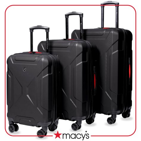 in stock Small Luggage, 3 Piece Luggage Set, Hardside Spinner Luggage, Spinner Luggage Sets, Large Luggage, Green Travel, Luggage Bags Travel, Spinner Luggage, Travel Collection