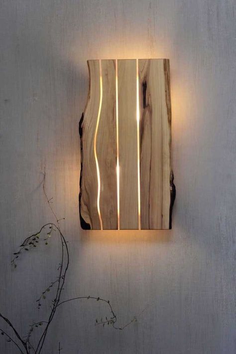 Tips On How To Choose The Ideal Wooden Sconce For Your Home Old Fashioned Decor, Wall Lamps Diy, Wooden Sconces, Wood Wall Lamps, Rustic Light Fixtures, Geometric Lighting, Wooden Light, Minimalist Lighting, Sconces Bedroom