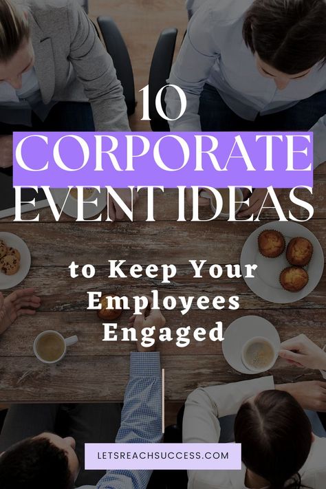 Corporate events promote teamwork and cooperation. Here are 10 corporate event ideas you can use to get your employees engaged. Ways To Motivate Employees, Corporate Event Ideas, Workplace Motivation, How To Motivate Employees, Engagement Ideas, Employee Engagement, Event Ideas, Teamwork, Corporate Events