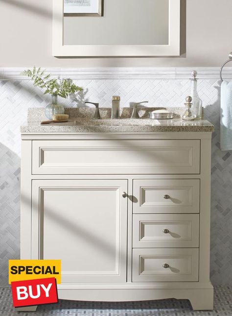 36 inch Windsor Park Cream Vanity 36 Inch Vanity Bathroom Ideas Farmhouse, Bathroom 36 Inch Vanity Ideas, Lowes Bathroom Vanities, Bathroom Vanities 36 Inch, 36 Inch White Bathroom Vanity, 36 In Bathroom Vanity, Ivory Bathroom Vanity, Lowes Vanity Bathroom, Bathroom Vanity Ideas 36 Inch