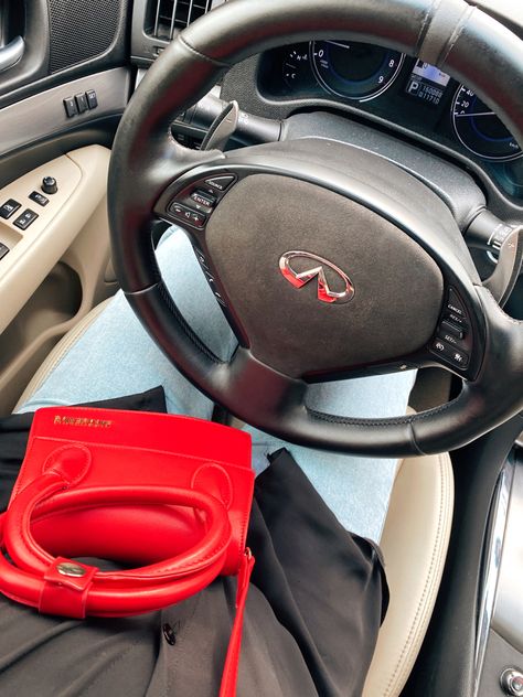 Car infiniti skyline Girl aesthetic red jacoemus Infiniti Car Aesthetic, Infiniti Aesthetic, Infinity Car, Infiniti Car, Diy Flower Crown, Aesthetic Red, Car Aesthetic, Pretty Cars, College University