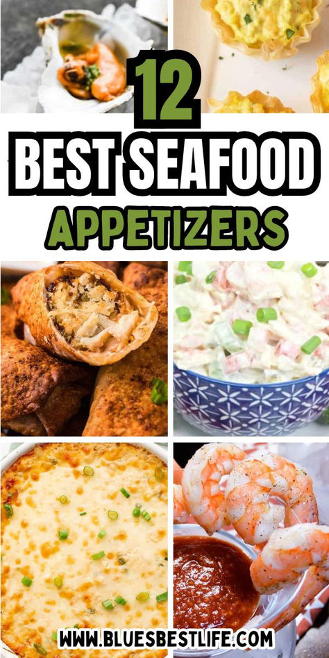 A collection of seafood appetizer recipes. Seafood Appetizer Recipes, Shrimp Dips, Easy Seafood Appetizers, Crawfish Dip, Salmon Canapes, Seafood Appetizers Easy, Gourmet Seafood, Appetizers For A Party, Smoked Oysters