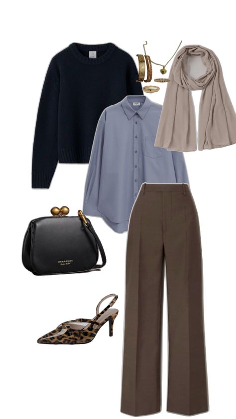 Classy brunch outfit for a date and shopping! Stylish Modest Outfits, Brunch Looks, Modest Work Outfits, Smart Casual Women Outfits, Modest Casual Outfits, Modest Outfit, Stylish Work Attire, Business Casual Outfits For Work, Hijabi Outfits Casual