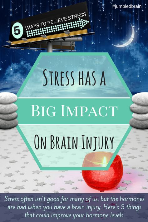 Stress often isn't good for many of us, but the hormones are bad when you have a brain injury. Here's 5 things that could improve your hormone levels. My Beautiful Broken Brain, Moyamoya Disease, Brain Bleed, Concussions Recovery, Cognitive Neuroscience, Post Concussion Syndrome, Subarachnoid Hemorrhage, Brain Injuries, Brain Stem