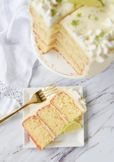 Key Lime Cake Recipe, Lime Cake Recipe, Cake With Buttercream Frosting, Key Lime Cake, Cake With Buttercream, Lime Cake, Leftover Cake, Best Chocolate Cake, Cake Makers