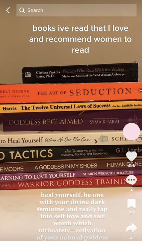 Books On Seduction, Books On Femininity, Feminine Books To Read, Books For Self Confidence, Dark Feminine Books To Read, Femininity Books, The Art Of Seduction Book, Books For Women In Their 20s, Feminine Books