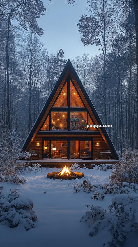 Why A-Frame Cabins Are Perfect for All Seasons Large A Frame Cabin, Aframe Cabins, Frame Cabins, Life Mood Board, Winter Decorating Ideas, A Frame Cabins, Make Your Home Cozy, Winter Decorating, A Frame Cabin