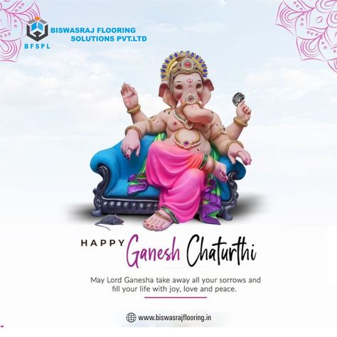 Happy Ganesh Chaturthi from Biswasraj Flooring Solutions! 🪔 May Lord Ganesha bless your home with prosperity and remove all obstacles on your path. 🙏🏵️ 📞 9555559829, 9555212898 🌐 www.biswasrajflooring.in 📧 info.biswasrajflooring.in Ganesh Utsav Banner, Ganpati Chaturthi, Ganesh Chaturthi Post, Ganesh Jayanti, Flag Images, Devi Images, Indian Flag Images, Coffee Advertising, Ganesh Puja