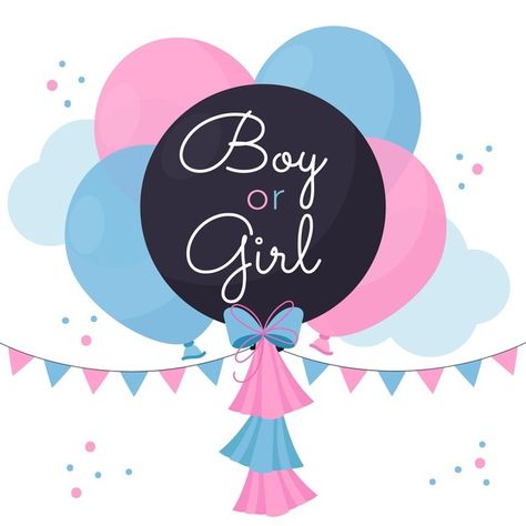 Flat design gender reveal concept | Premium Vector #Freepik #vector #baby #party #baby-shower #celebration Cat Themed Birthday Party, Idee Babyshower, Gender Reveal Themes, Baby Reveal Party, Baby Shower Clipart, Baby Boy Scrapbook, Floral Cards Design, Gender Party, Trendy Baby Shower Ideas