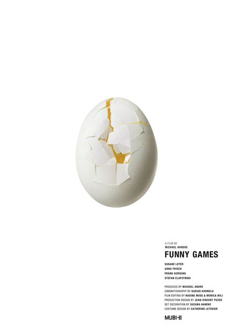 Funny Games 1997, Diy Birthday Party Games, Kids Team Building Activities, Drinking Games For Couples, Michael Haneke, Summer Party Games, Group Games For Kids, Lars Von Trier, Old Movie Posters