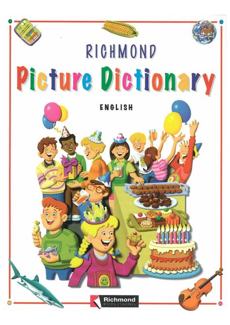 Picture Dictionary for Elementary English Learners. Can be used as a reinforcement, personal guided or whole class guided teaching. Dictionary Activities, English Picture Dictionary, English Books For Kids, English Story Books, Dictionary For Kids, English Textbook, English Books Pdf, Alphabet Letters Images, English Learning Books