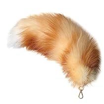 Toy Costume, Fox Tail Keychain, Tail Keychain, Wolf Tail, Fur Keychain, Animal Tails, Fox Tail, Orange Fox, Tassel Bag